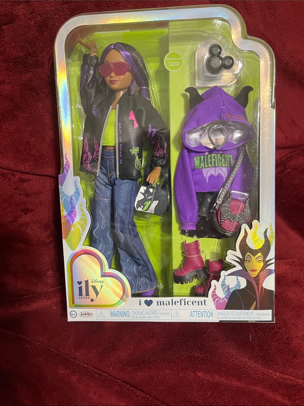 Disney ILY 4Ever Maleficent Fashion Doll — Purple, Black & Pink Outfit